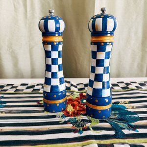 Mackenzie-Childs style Salt and pepper shakers, DIY, handmade